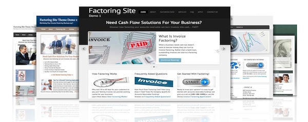Factoring Business Website Display